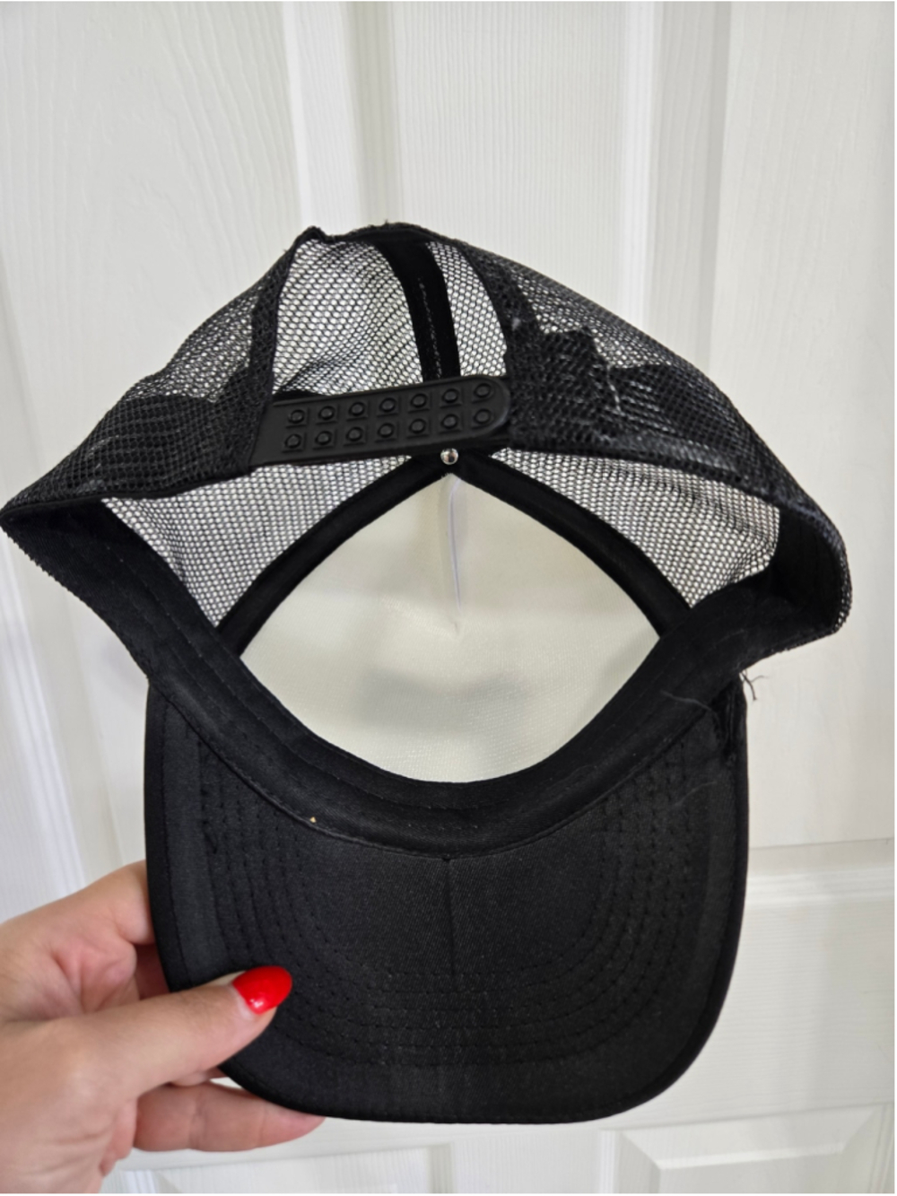 Women's Unbranded Trucker Hat One Size Black White Leopard Bow - Picture 3 of 3